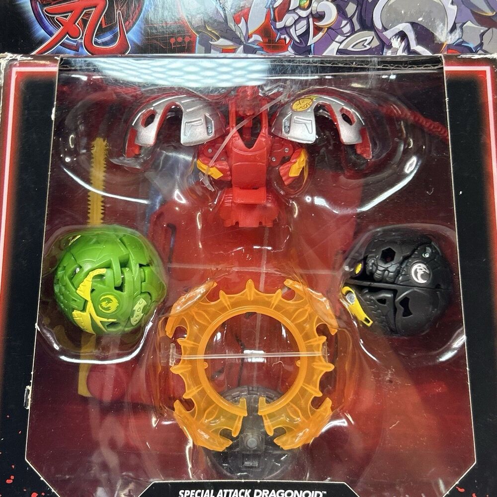 Bakugan Starter 3-Pack Special Attack Dragonoid Nillious Hammerhead Figures Toys - Picture 6 of 6